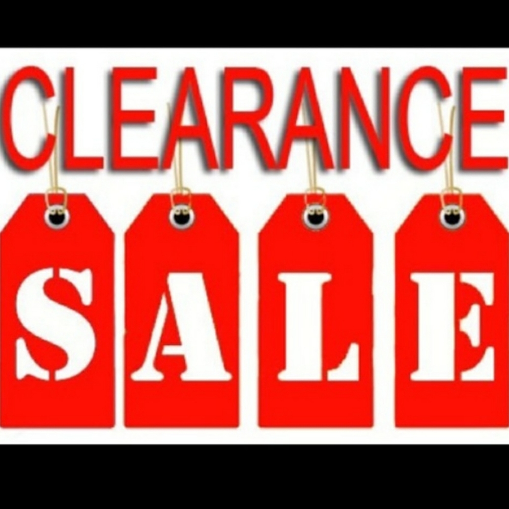 CLEARENCE SALE ANY ITEM WITH A 🛑